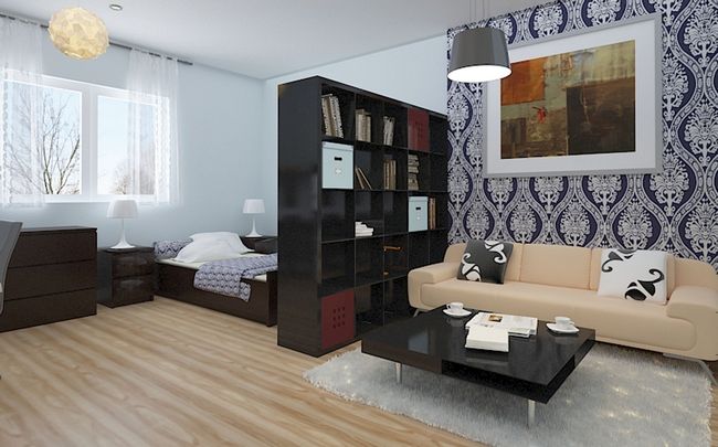 Dizajn jednosobnog stana u Hruščovu: optimalne mogućnosti za poboljšanje prostora malih dimenzija