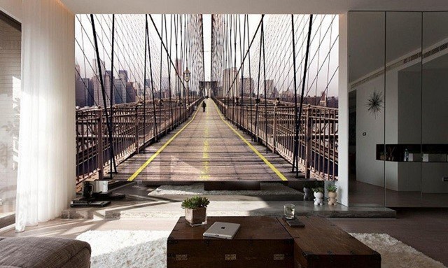 Фотообои Бруклинский мост в Нью-Йорке