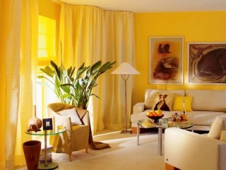 Обои желтого цвета - сделайте интерьер ярким!